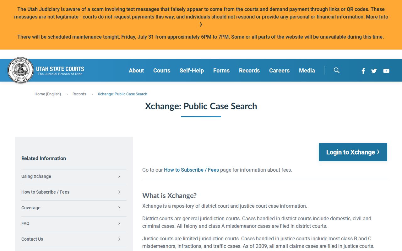 Roy people search using Utah statewide court records
