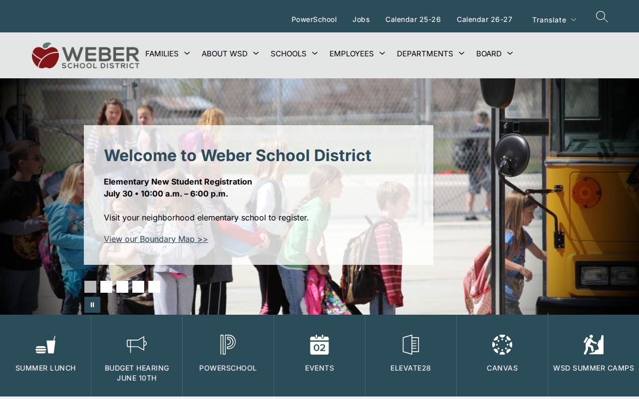 Roy people directories entry through the Weber School District website